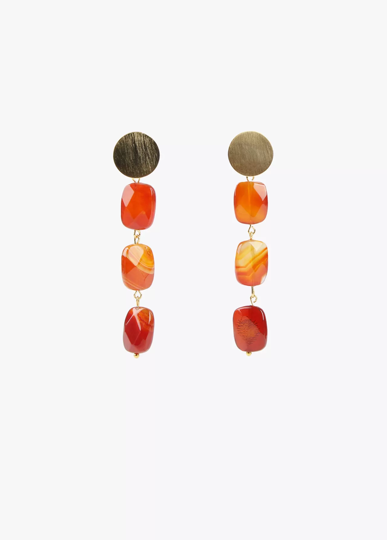 Lola Casademunt Pendientes de piedras naturales MARRON Cheap