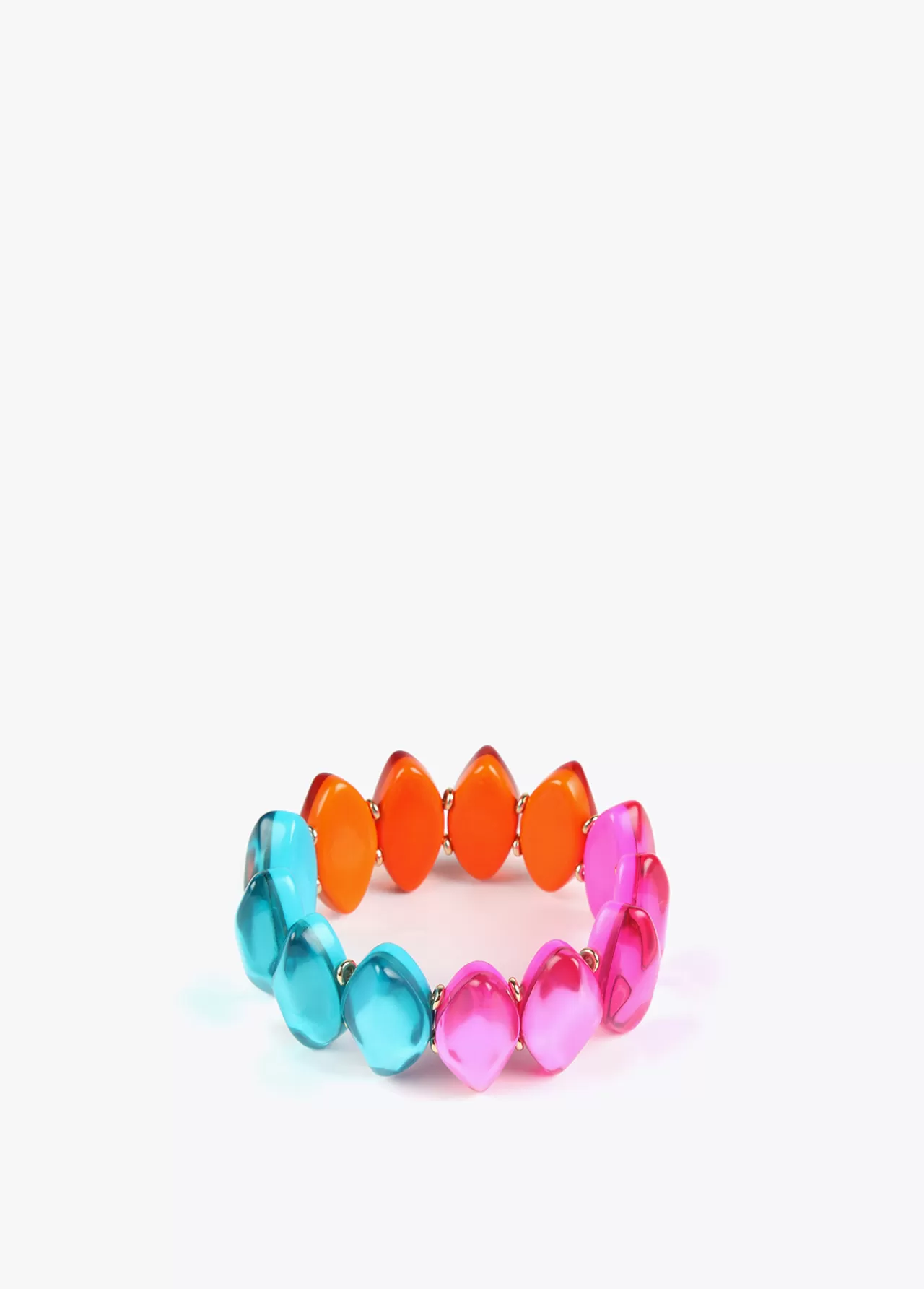 Lola Casademunt Pulsera elástica colores AZULELECTRICO Best Sale