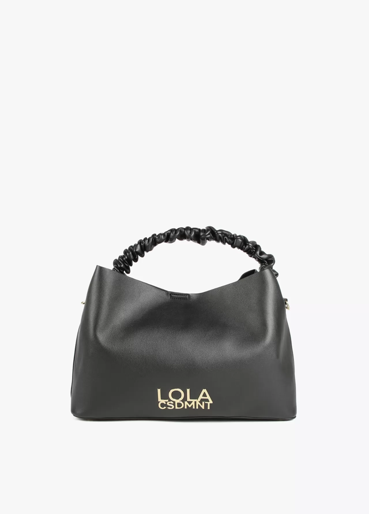 Lola Casademunt Shopper asa fruncida MARRON Outlet