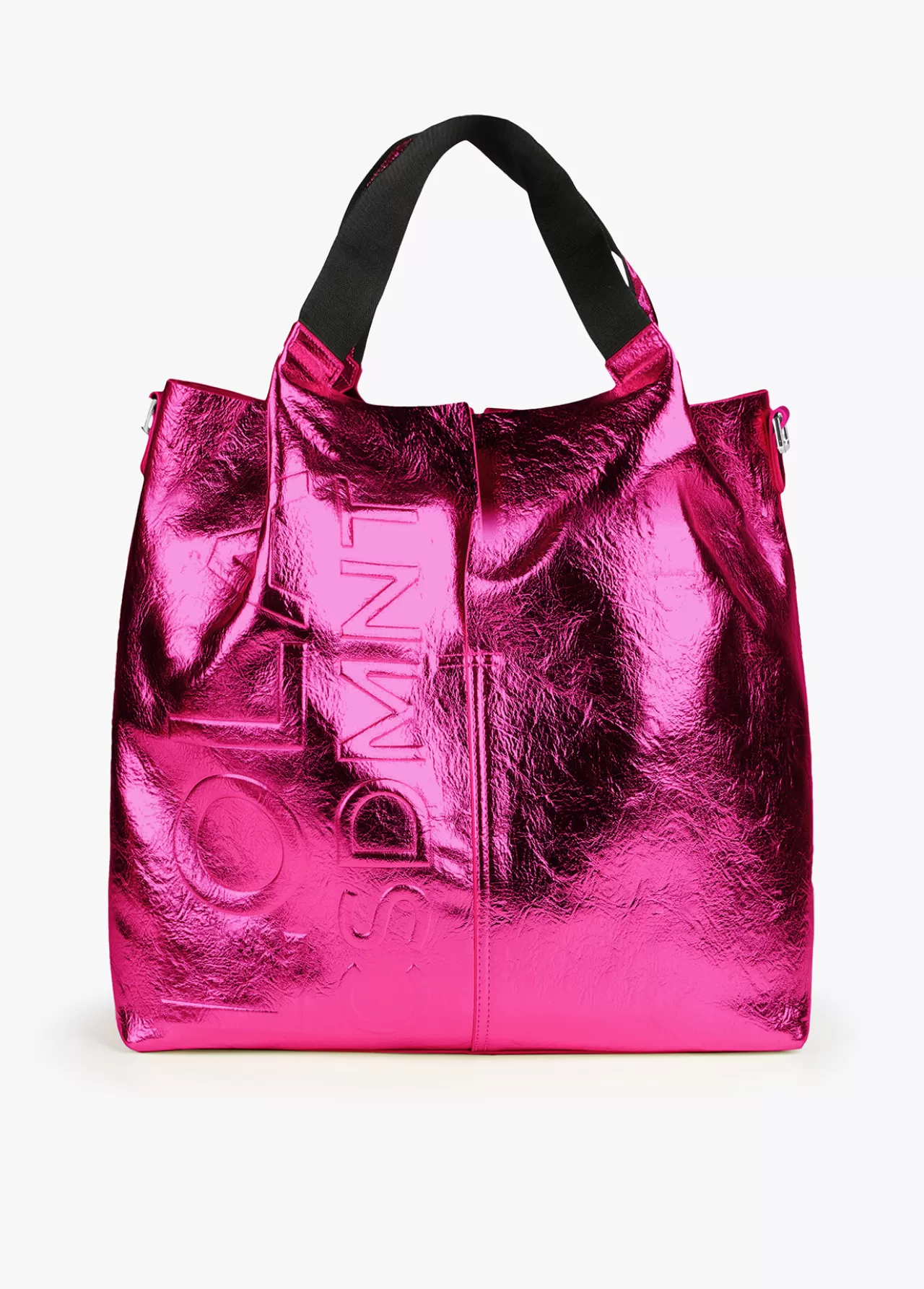 Lola Casademunt Shopper metalizado FUCSIA Cheap