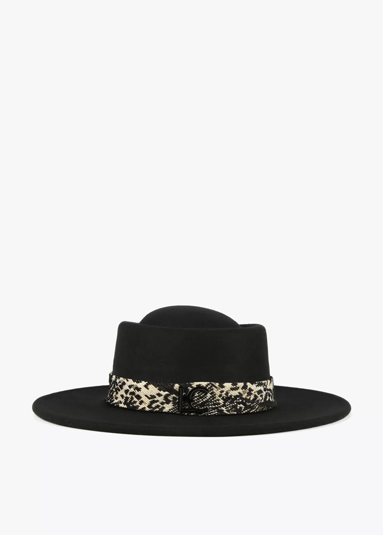 Lola Casademunt Sombrero cinta jacquard NEGRO Sale