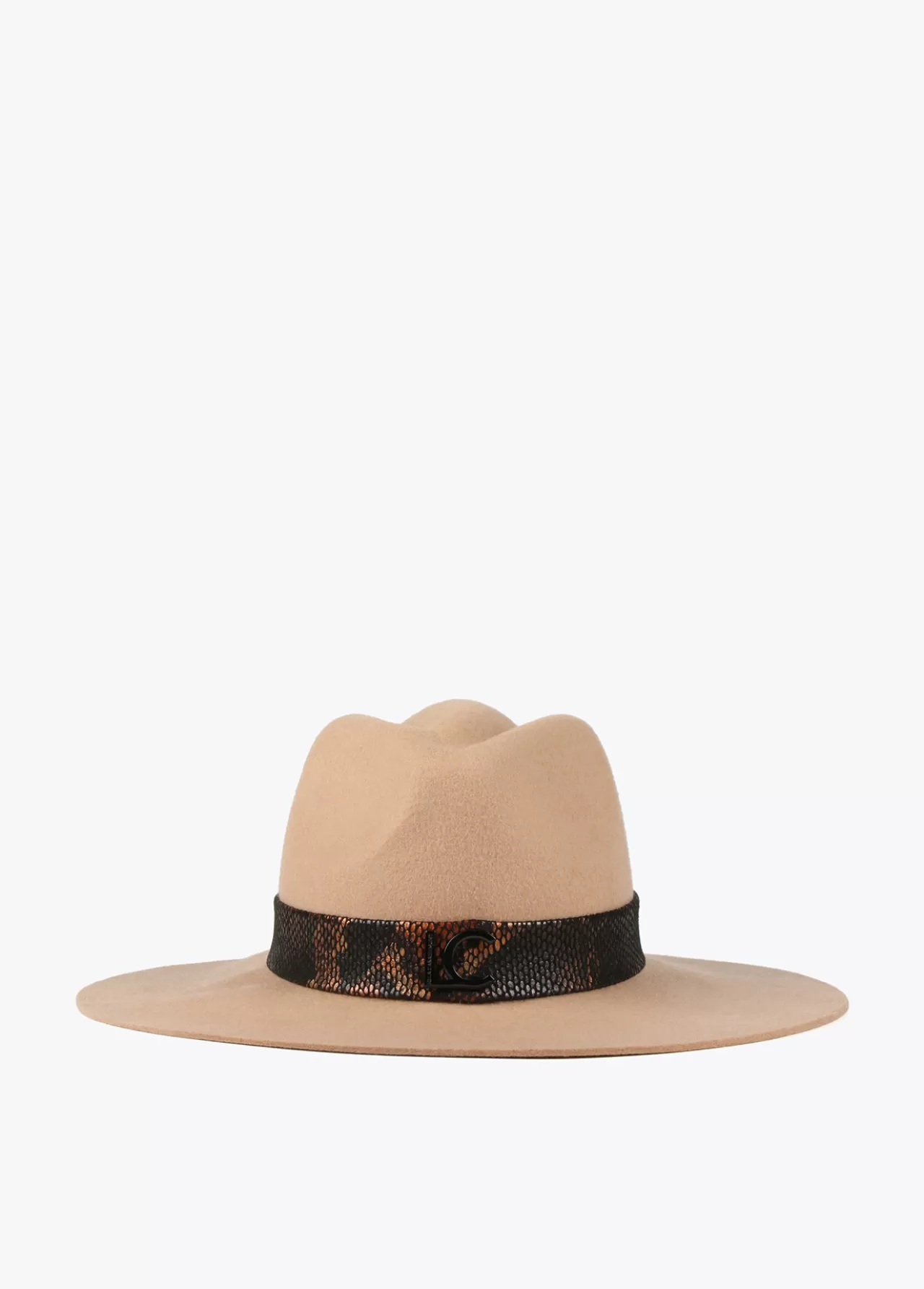 Lola Casademunt Sombrero fieltro lana CAMEL Discount