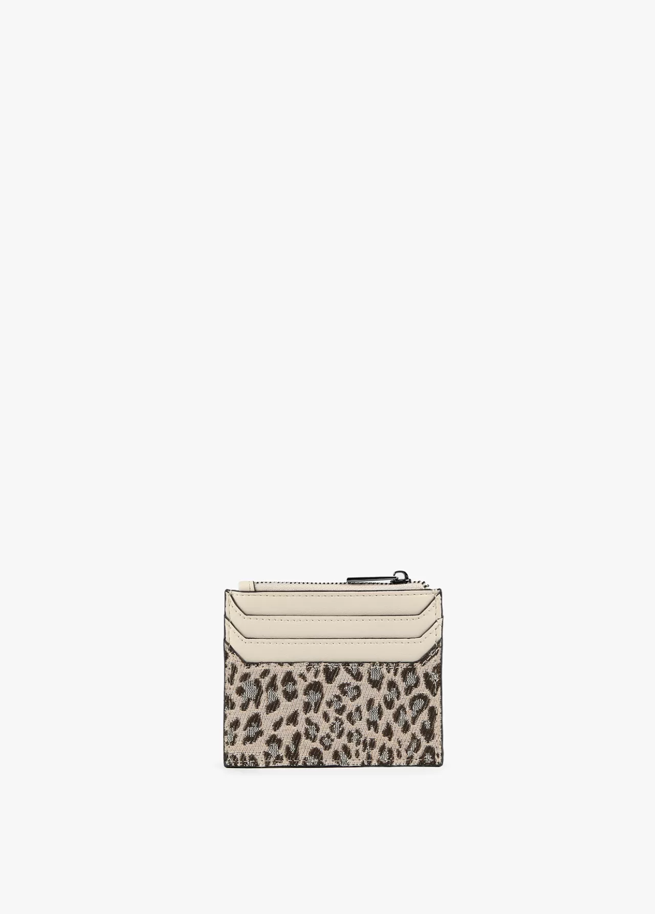 Lola Casademunt Tarjetero animal print zebra CRUDO-MARRON Flash Sale