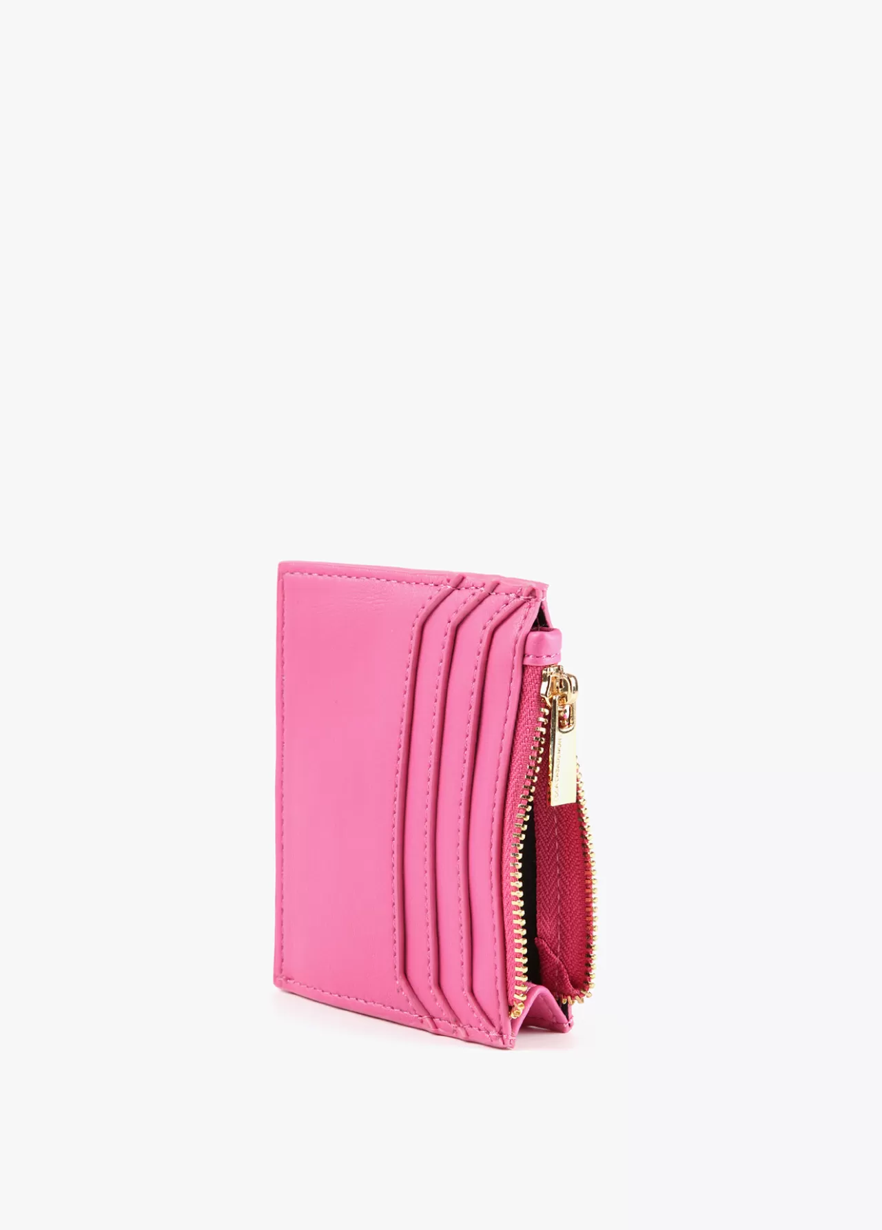 Lola Casademunt Tarjetero logo con relieve FUCSIA Shop