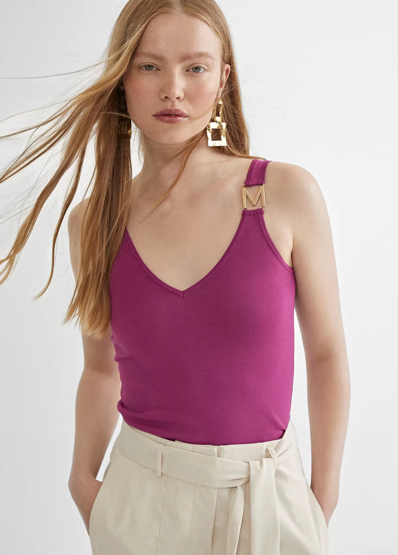 Lola Casademunt Top tirante M MAGENTA Cheap