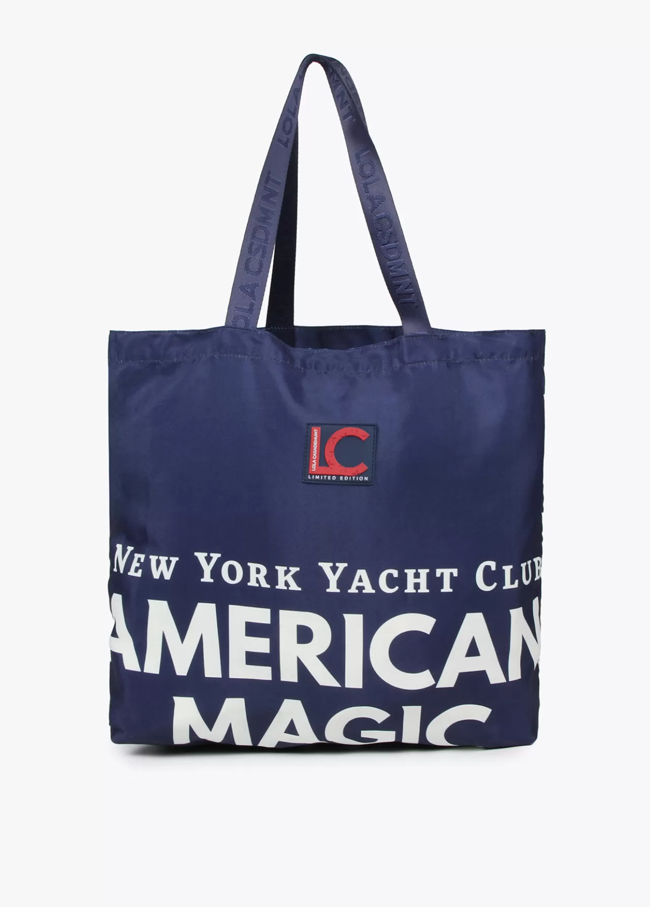 Lola Casademunt Tote bag de color azul  American Magic - Lola Casademunt AZUL-ROJO Outlet