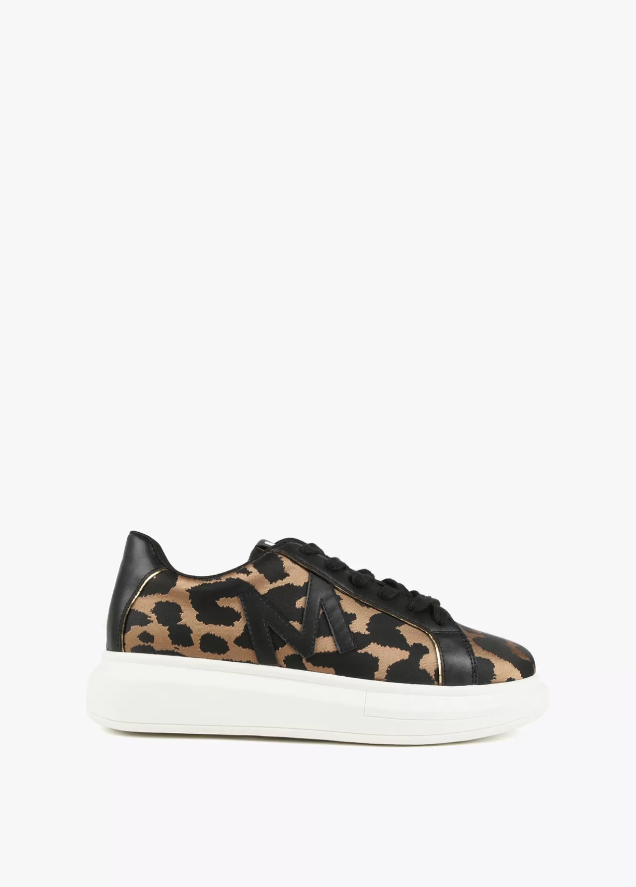 Lola Casademunt Zapatillas animal print CRUDO-NEGRO Outlet