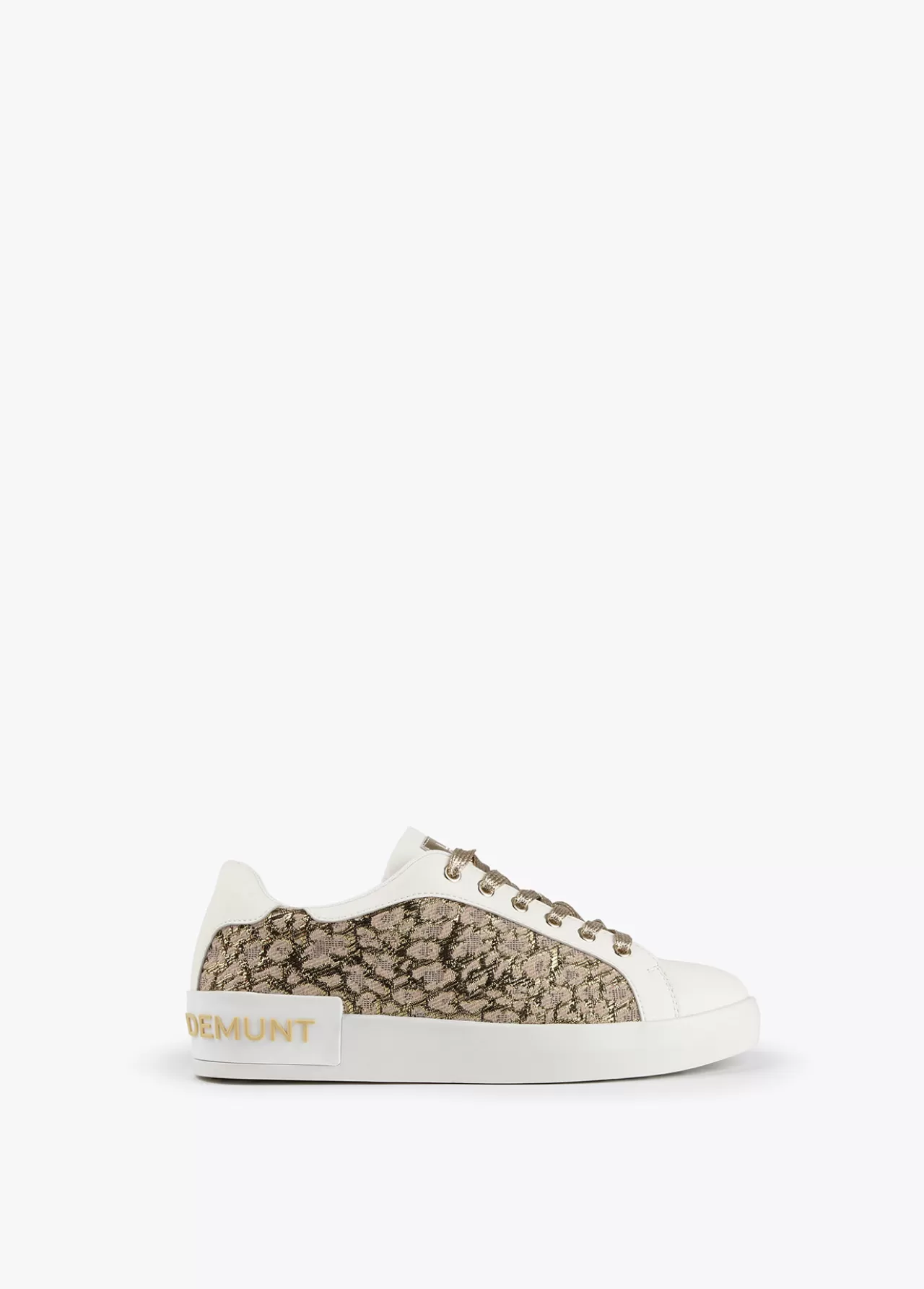 Lola Casademunt Zapatillas sneakers estampado leopardo DORADO Outlet